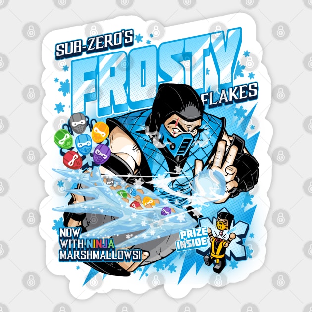 Frosty Flakes Sticker by harebrained